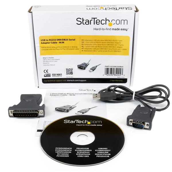 Startech USB to Serial ICUSB232DB25 | BCOM Computer Centre