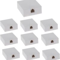 RJ12 6P6C jacks 10pc/pack