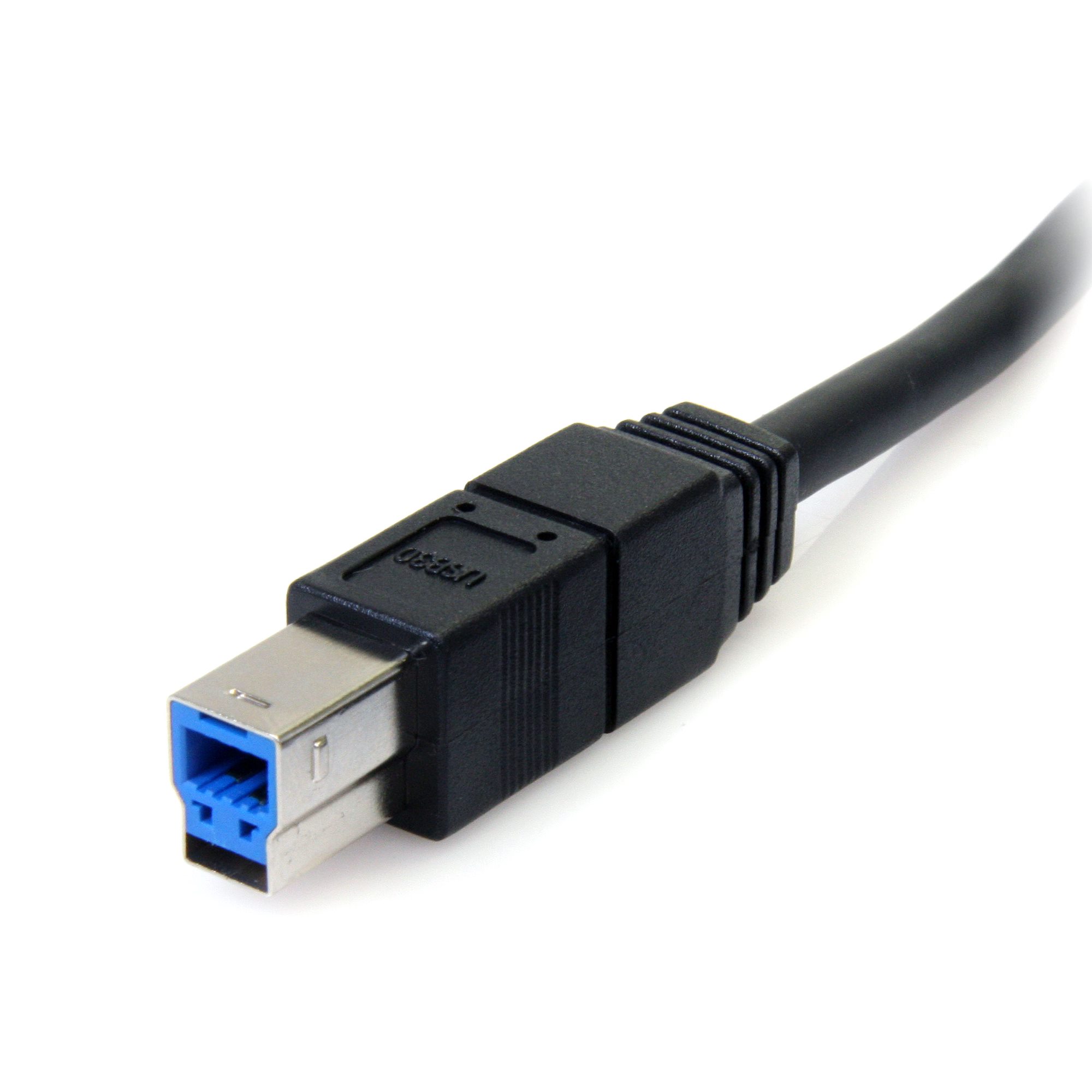 STARTECH 6FT USB 3.0 Cable A-B M/M BLK USB3SAB6BK - Image 3