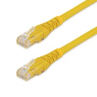 StarTech C6PATCH1YL 1ft Yellow Molded Cat6 Gigabit