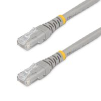 StarTech C6PATCH1GR 1ft Grey Molded Cat6 Gigabit U