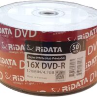 DVD MEDIA - RIDATA 16X SILVER MATTE 50 PCS