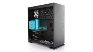 INWIN 303-BK black glass tower case - Image 2