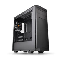 Thermaltake V100 (CA-3K7-50M1NU-00) BLACK ATX W/PERFORATED SIDE PANEL CASE with 500W PS