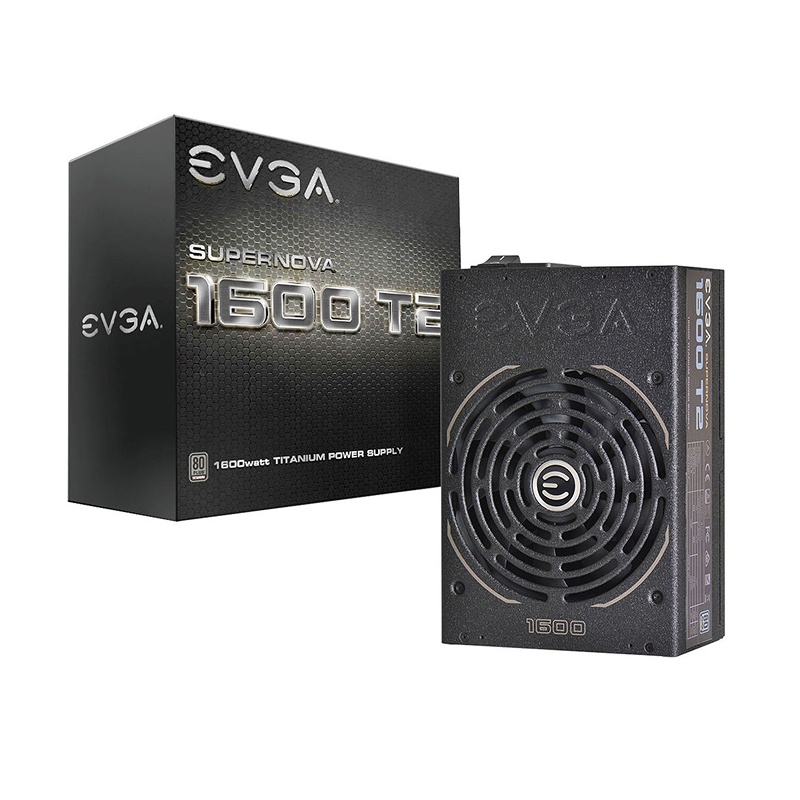 EVGA 220-T2-1600-X1 T2 SuperNOVA 1600W 80+ TITANIUM 1600W Fully Modular EVGA ECO Mode Retail