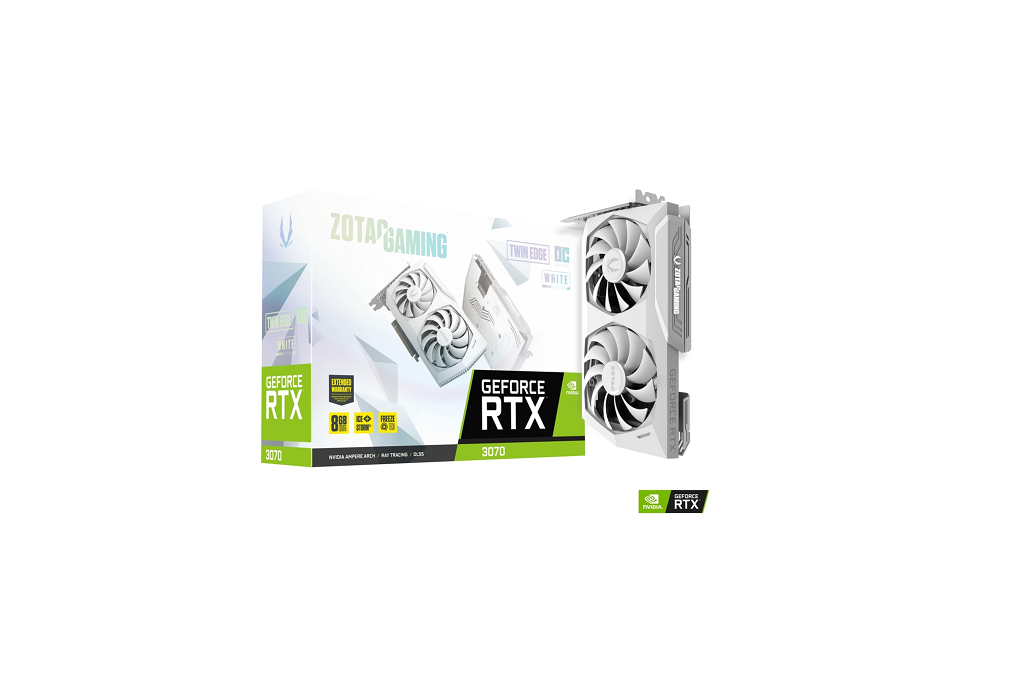 ZOTAC GAMING GeForce RTX 3070 Twin Edge OC White Edition ZT