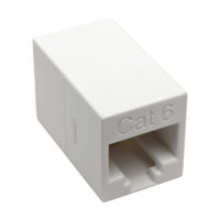 Tripp Lite Cat6 In-Line Coupler Compact F/F TAA N234-001-WH